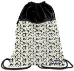 PASO BeUniq zsinóros hátizsák, tornazsák - fehér virágok (BU24LO-713) (BU24LO-713)