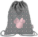 PASO BeUniq zsinóros hátizsák, tornazsák - Disney - Minnie Mouse - szürke-rózsaszín (DM24TT-713) (DM24TT-713)
