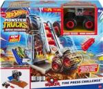 Mattel Monster Trucks ARENA SMASHERS - Bone Shaker Tire Press Challenge