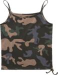 Brandit női tank top vékony pántokkal, darkcamo