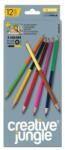 SaKOTA Színes ceruza készlet, kétvégű duocolor 12/24 szín Creative Jungle 24 klf. szín (ABA1846A) - tonerpiac