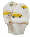  Újszülött karmolás elleni kesztyű - Autó Sárga