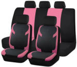  AD9549PK 9 részes 2 HELYEN osztható univerzális üléshuzat szett - Légzsákos - pink-fekete