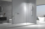 Viva Aqua Max WALK IN zuhanyfal - 8 mm vízlepergető víztiszta üveg - 90 x 200 cm (8WIF_90)