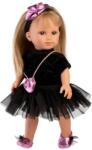 Llorens Llorens: Elena 35cm-es baba fekete ruhában (53553L) - jatekshop