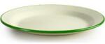 Ibili Zománc tányér zöld peremmel 26cm - Ibili (935126)