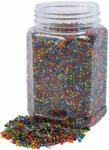 Playbox PlayBox: Fűzhető színes műanyag áttetsző gyöngyök 2-3 mm 500g (2470710)
