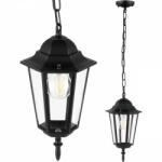 Lumileds Kültéri függesztett kerti lámpa E27 LANTERN Fekete BELLIS LUMILED (LUMOGR0105)