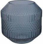 HOME DECO ORIGAMI modern üveg váza - kék - 20x20 cm - SZUPER ÁR (IMO-JJA-HD9016)