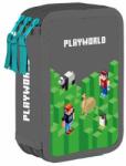 KARTON P+P PlayWorld 3 emeletes tolltartó - OXY BAG - zöld/szürke (IMO-KPP-9-41424)