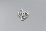 Ezüst medál szív a szívben 3