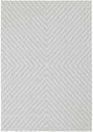  ACORES Grey, kültéri UV álló, világosszürke geometriai mintás szőnyeg, 160 x 230 cm