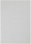  ACORES II Grey, kültéri UV álló, világosszürke geometriai mintás szőnyeg, 160 x 230 cm