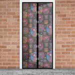 Garden of Eden Szúnyogháló függöny ajtóra - mágneses - 100 x 210 cm - baglyos (11398E)