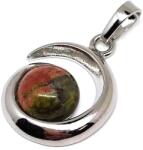 R. M. ékszer Spirál medál fém Unakit 2cm (020907)