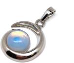 R. M. ékszer Spirál medál fém Opalit 2cm (020876)