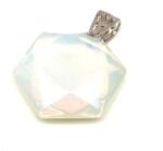 R. M. ékszer Hexagon medál Opalit 3cm (021243)