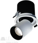 spectrumLED In Out - Model L - Recessed Downlight, Adj. Extension And Direction 20w 36deg 130x130 Mm, White (wld20122_zasilacz)