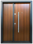 NOVO DOORS Usa metalica dubla de exterior cu izolatie si vizor Novo Doors NDS1400, Din compozit, 2 yale, Kit complet, Pentru case (NDS1400) - novodoors