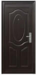 NOVO DOORS Usa metalica de exterior cu izolatie si vizor Novo Doors ND141 , deschidere stanga dreapta, 1 yala, dimensiuni multiple, tabla 0.5 mm, balamale si clanta incluse, toc de 7 centimetri, pentru case (ND1