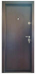 NOVO DOORS Usa metalica de apartament cu izolatie si vizor Novo Doors First Class NDFC03, Deschidere Stanga Dreapta, Dimensiune 200X88 cm, Tabla 1.2 mm, Kit complet, Wenge (NDFC03)