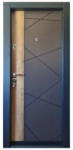 NOVO DOORS Usa metalica de apartament cu izolatie si vizor Novo Doors First Class NDFC05, Deschidere Stanga Dreapta, Dimensiune 200X88 cm, Tabla 1.2 mm, Kit complet, Gri antracit cu insertie Stejar (NDFC05)