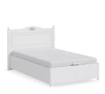 Cilek Pat 120x200 cm cu spatiu depozitare pentru copii Colectia Rustic White (20.72.1706.00)