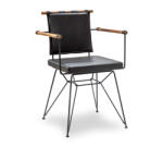 Cilek Scaun pentru copii, piele ecologica si picioare din metal Exclusive (21.08.8493.00)