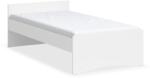 Cilek Pat pentru camera copii, cu USB, Colectia White (120x200 cm) (20.54.1318.00)