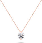Brilio Silver Colier strălucitor bronz cu zircon NCL68R