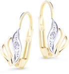 Cutie Diamonds Cercei bicolori de lux din aur cu diamante DZ8024-55-00-X-R1