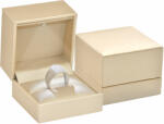 JK Box Cutie de lux pentru inel din imitație de piele iluminată cu LED ZK-2/L/A20