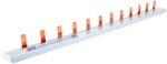 TRACON TFSS-1 csapos kivitelű max. 63A/ 230/400VAC/1P/ 56modul/ 1m soroló sín (TFSS-1) - bestbyte