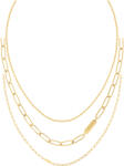 Calvin Klein Set de coliere din oțel placat cu aur Defiant 35000433
