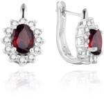 Beneto Exclusive Cercei din argint cu granate GRAAGUP2720