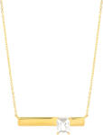 Preciosa Colier fermecător placat cu aur cu cristal Preciosa 5397Y00