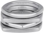 Breil Set modern de inele din oțel New Tetra TJ301 56 mm