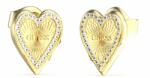 Guess Cercei frumoși placați cu aur Love Me Tender JUBE03237JWYGT/U