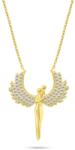 Brilio Silver Colier strălucitor placat cu aur Îngeri cu zirconi NCL143Y