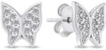 Brilio Silver Cercei frumoși din argint Fluture cu zircon EA800W