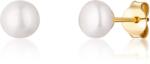 JwL Luxury Pearls Cercei galbeni cu perle de râu autentice JL0767