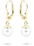 Cutie Jewellery Cercei de lux din aur galben cu perle autentice Z3015-55-C4-X-1