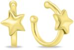 Brilio Silver Cercei decenți placați cu aur Stea EA784Y