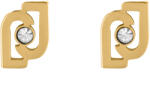 Liu Jo Minimalisti cercei placați cu aur cu cristale Icona LJ1685