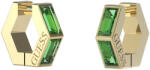 Guess Cercei atemporali placați cu aur cu zircon verde Huggie Me JUBE03133JWYGEMT/U
