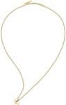 Trussardi Colier minimalist placat cu aur TJAXC12 (lanț, pandantiv)