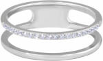 Troli Inel dublu minimalist din oțel Silver 57 mm