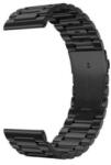 Colmi rozsdamentes acél Smartwatch szíj 22mm fekete (5906168432507)