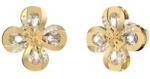 Guess Cercei delicați placați cu aur si cu zirconi transparenți Amazing Blossom JUBE03059JWYGT/U