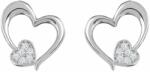 Preciosa Romantici cercei din argint Tender Heart cu zirconiu cubic Preciosa 5335 00